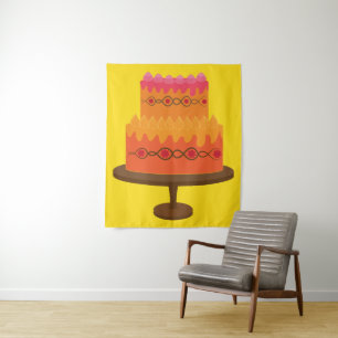 Bright Cake Tapestry