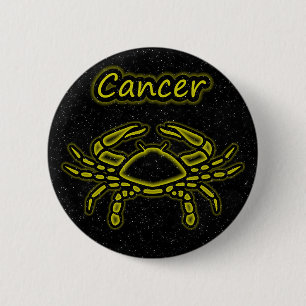 Bright Cancer 6 Cm Round Badge