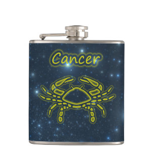 Bright Cancer Hip Flask