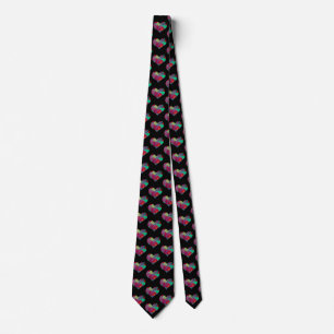 Bright & Cheerful Heart Shape Tie