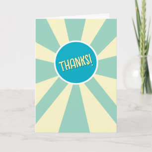 Bright Cheery Thank You Holiday Card