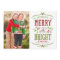 Bright Christmas Holiday Photo Card