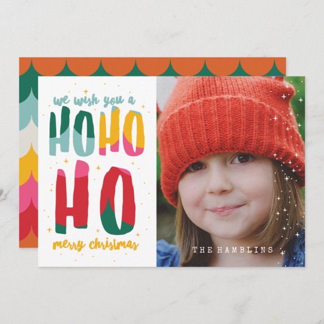 BRIGHT CHRISTMAS INVITATION CARD (Front/Back)