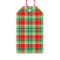 Bright Christmas Plaid tag