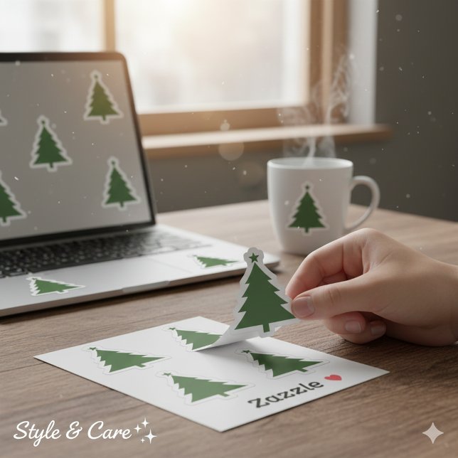 Bright Christmas Tree Sticker Set In 4 Sheet Count (Bright Christmas Tree Sticker Set In 4 Sheet Count)