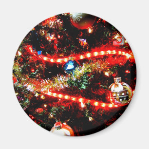 Bright Christmas Tree Trimmings Magnet