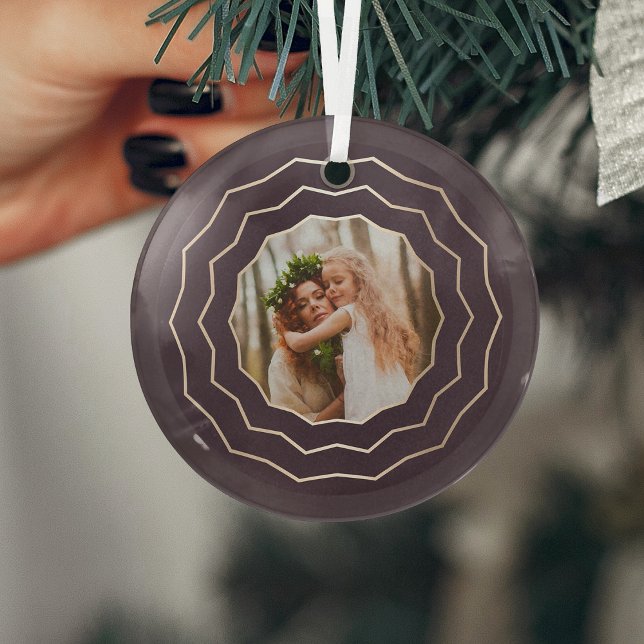 Bright Circle | Holiday Photo Glass Tree Decoration (Creator Uploaded)