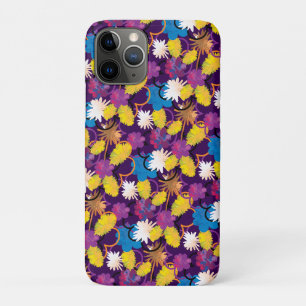 Bright Colorful Exotic Tropic Painted flowers. Case-Mate iPhone Case