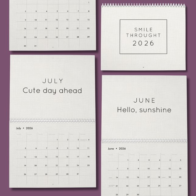 Bright & Colorful Inspiration Wall Calendar (Creator Uploaded)