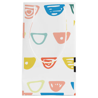 Bright, colorful, vibrant Pattern Small Gift Bag