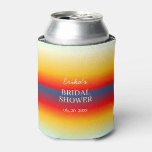 Bright Colour Bridal Shower Wedding Can Cooler