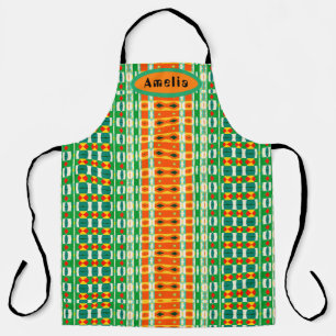 Bright Coloured Abstract Pattern Apron