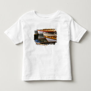 Bright coloured boats at the Wooden Boat Centre Toddler T-Shirt