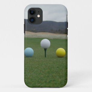 bright coloured Golf Balls on a mountain Case-Mate iPhone Case