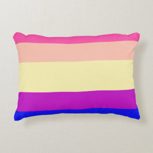 Bright Coloured Stripes-Summer- Decorative Cushion
