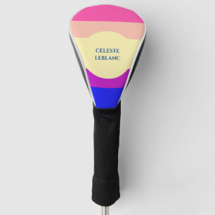 Bright Coloured Stripes-Summer- Golf Head Cover