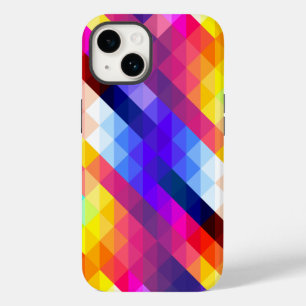Bright Colourful Abstract Geometric Pattern Case-Mate iPhone 14 Case