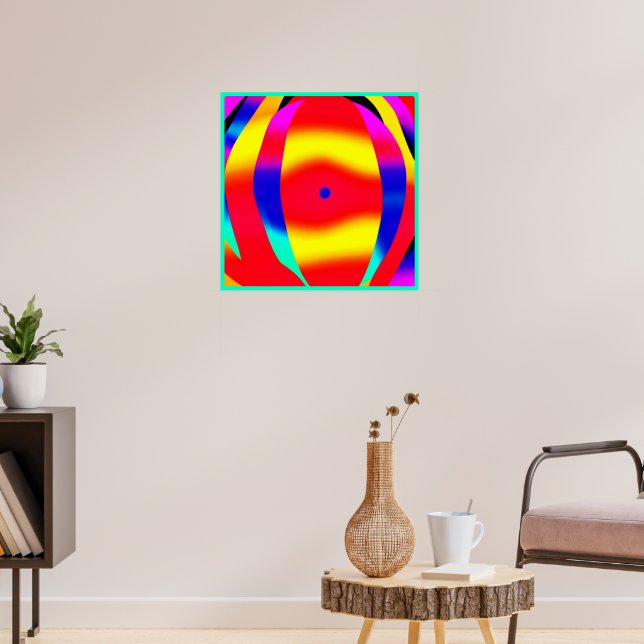  Bright, Colourful and Bold Design Poster (Living Room 3)
