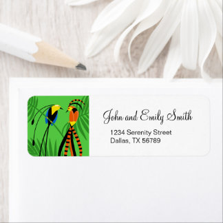 Bright Colourful Birds of Paradise