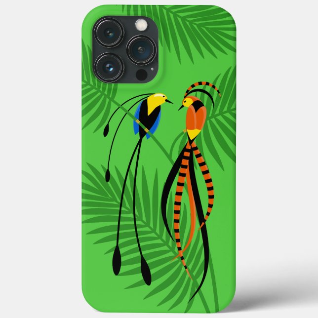 Bright Colourful Birds of Paradise Case-Mate iPhone Case (Back)