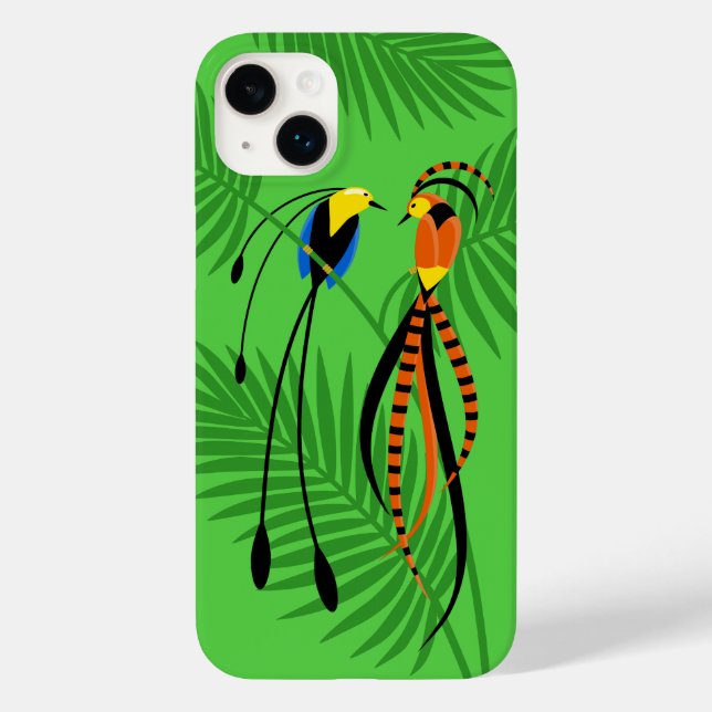 Bright Colourful Birds of Paradise Case-Mate iPhone Case (Back)