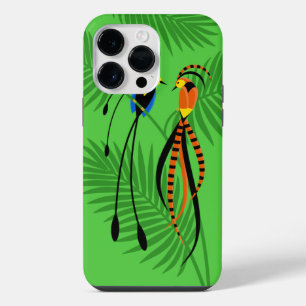 Bright Colourful Birds of Paradise iPhone 14 Pro Max Case