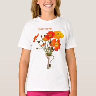 Bright colourful bouquet of poppies T-Shirt