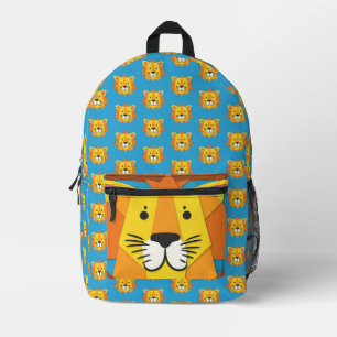 Bright Colourful Cheerful Lion Printed Backpack