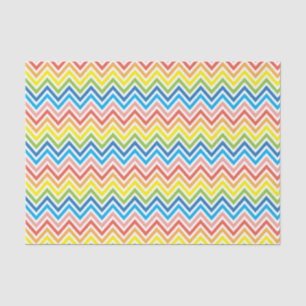 Bright Colourful Chevron Tissue Paper