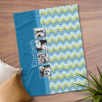 Bright Colourful Chevrons Film Strip Photo Collage