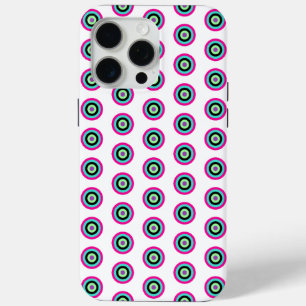 Bright Colourful Circles Case for iPhone 15 Pro Ma