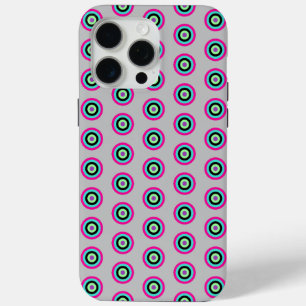 Bright Colourful Circles Case for iPhone 15 Pro Ma