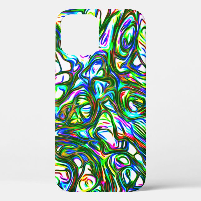Bright Colourful Cool Funky Case-Mate iPhone Case (Back)