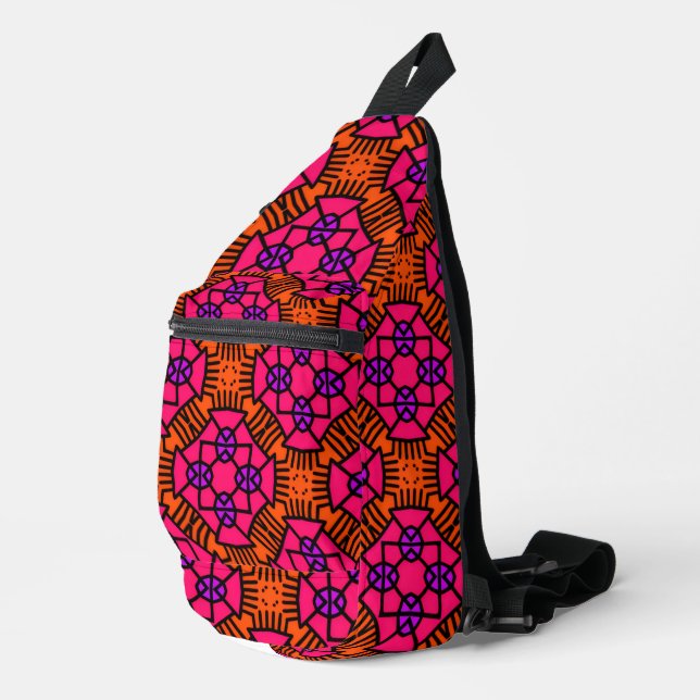 Bright colourful cross body bag (Right Corner)