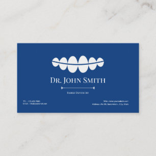 Bright Colourful Dental Kids Appointment Business Card