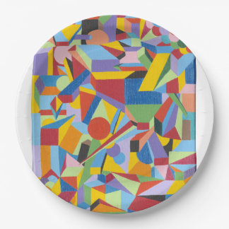 Bright Colourful Design Paper Plate Fun