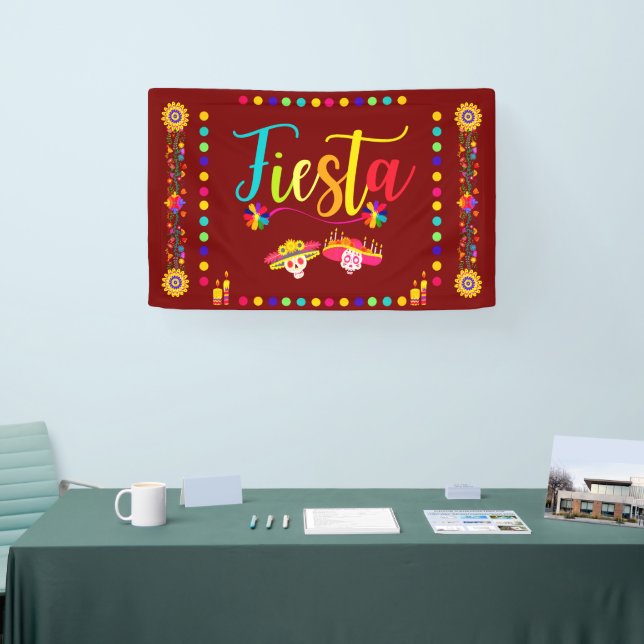 Bright Colourful Fiesta Fun Banner (Tradeshow)