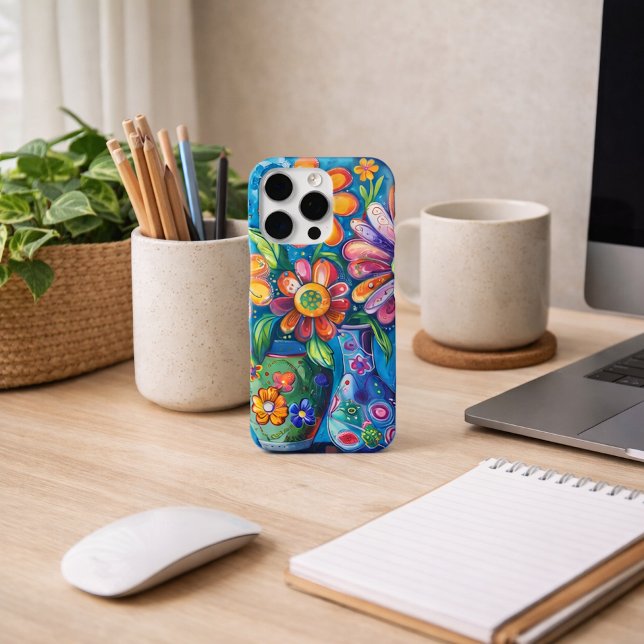 Bright Colourful Floral iPhone Case (Creator Uploaded)