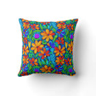 Bright Colourful Folk Art Flowers