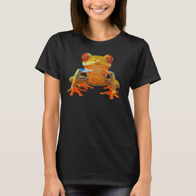 Bright Colourful Frog T-Shirt (Front)