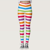 Bright Colourful Fun Striped Pattern