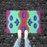 Bright Colourful Funky Abstract Art