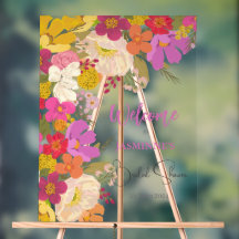 Bright & Colourful Garden Floral Bridal Shower 