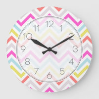 Bright Colourful Modern Chevron Stripes