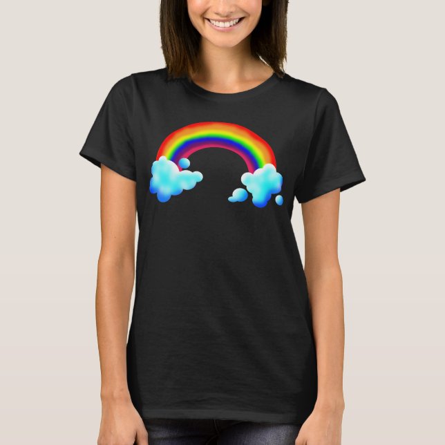 Bright & Colourful Rainbow T-Shirt (Front)