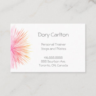 Bright Colourful Starlight Business Card