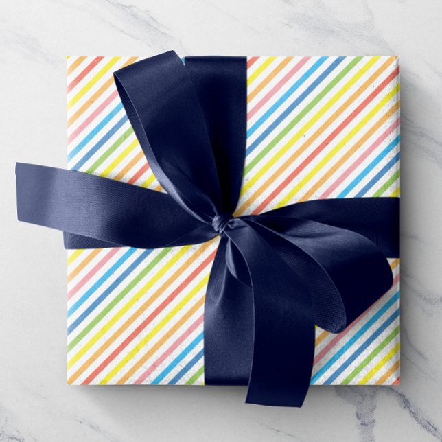 Bright Colourful Striped Wrapping Paper (Creator Uploaded)