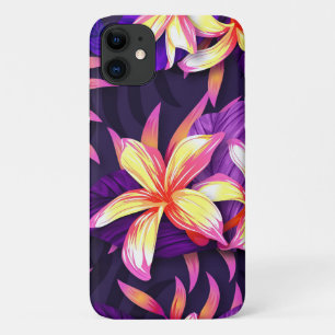 Bright Colourful Tropical Flowers Case-Mate iPhone Case