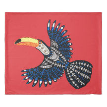 Bright Colourful Tropical Jungle Toucan Bird