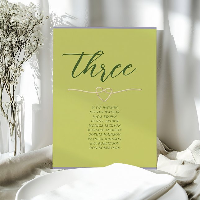 Bright Colourful Wedding Seating Chart (Creator Uploaded)